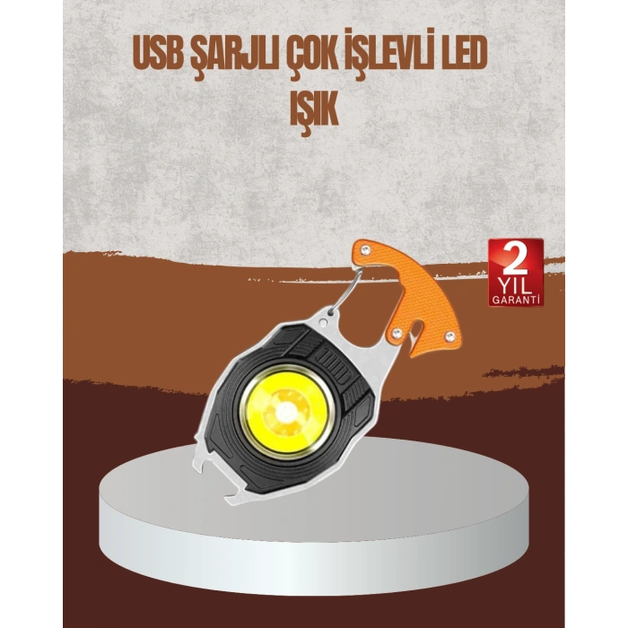 Taşınabilir Çok Amaçlı LED Işıklı Anahtarlık