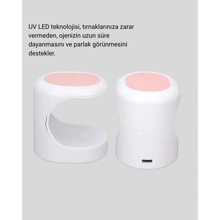 Taşınabilir Mini Oje Kurutma Makinesi 16w Uv Led Hızlı Etkili Kurutucu