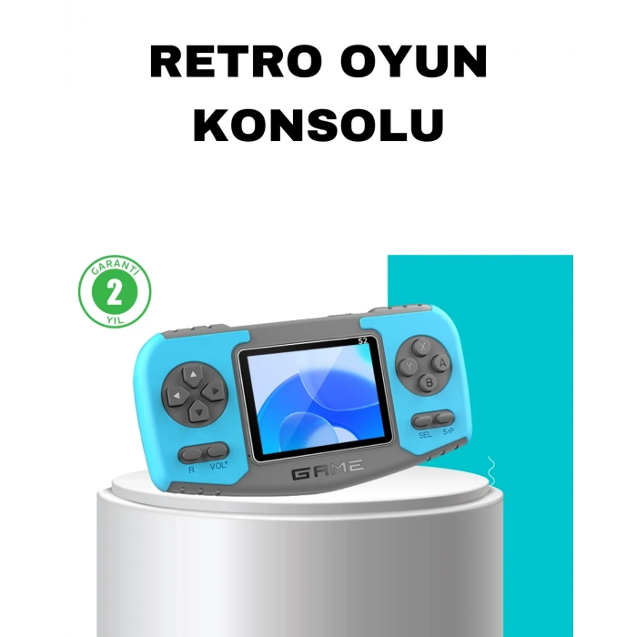 Taşınabilir Mini Video Oyun Konsolu Ergonomik Tasarım