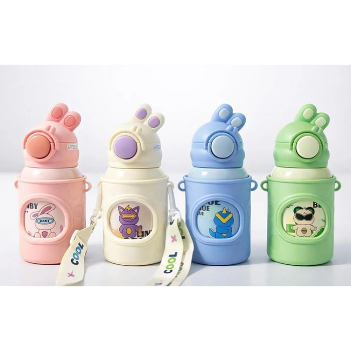 Tavşan Kulaklı 500 ml Paslanmaz Çelik Suluk