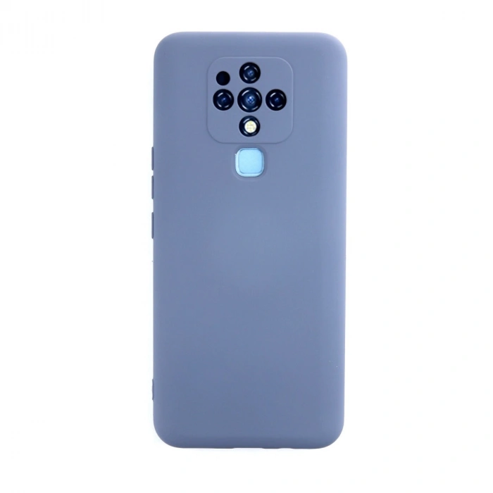 Tecno Camon 16 Kılıf Nano İçi Kadife Silikon - Gri