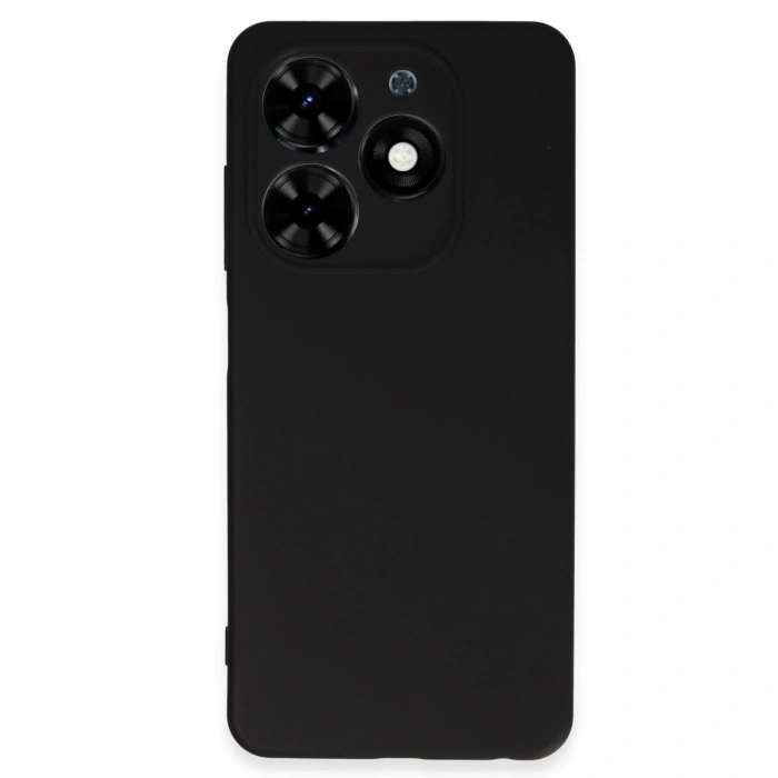 Tecno Spark Go 2024 Kılıf First Silikon - Siyah