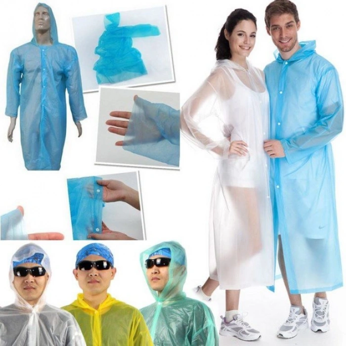 Tek Kullanımlık Çıtçıtlı Yağmurluk (5324)
