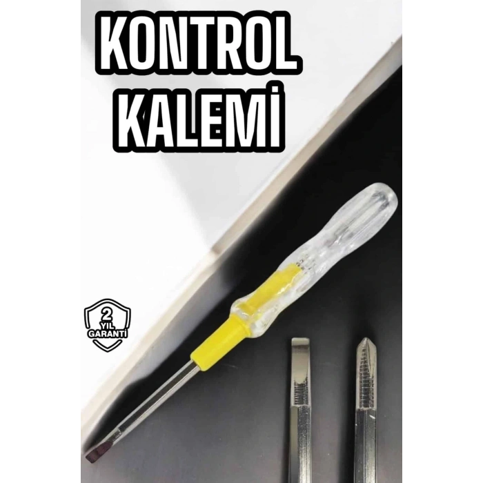 Test Cihazı Kontrol Kalemi Çift Başlıklı Şeffaf Elektrik Testi