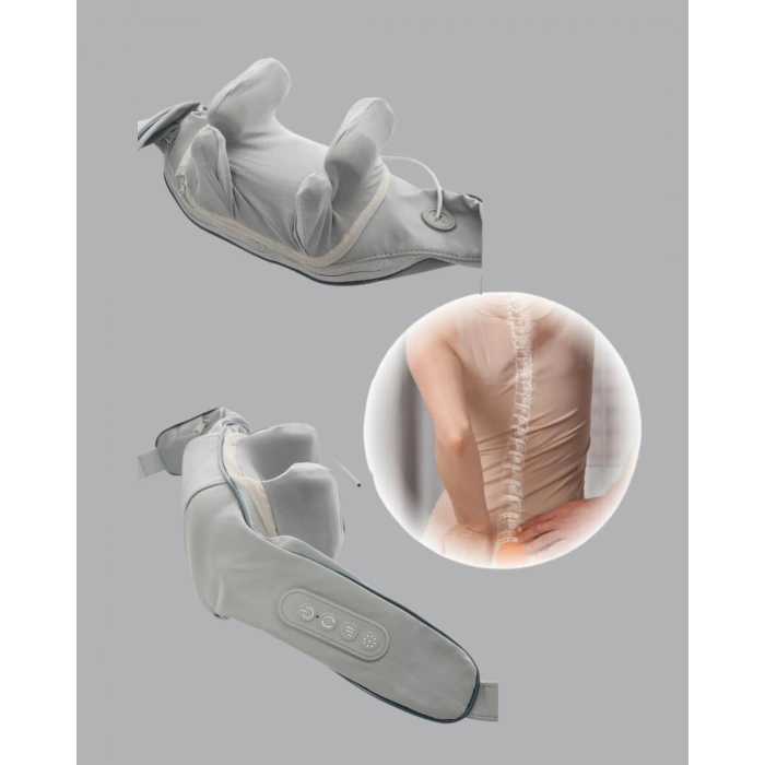 Titreşimli Boyun Masaj Cihazı Isı Terapili Şarjlı Vnb-01 Ergonomik U Tasarım