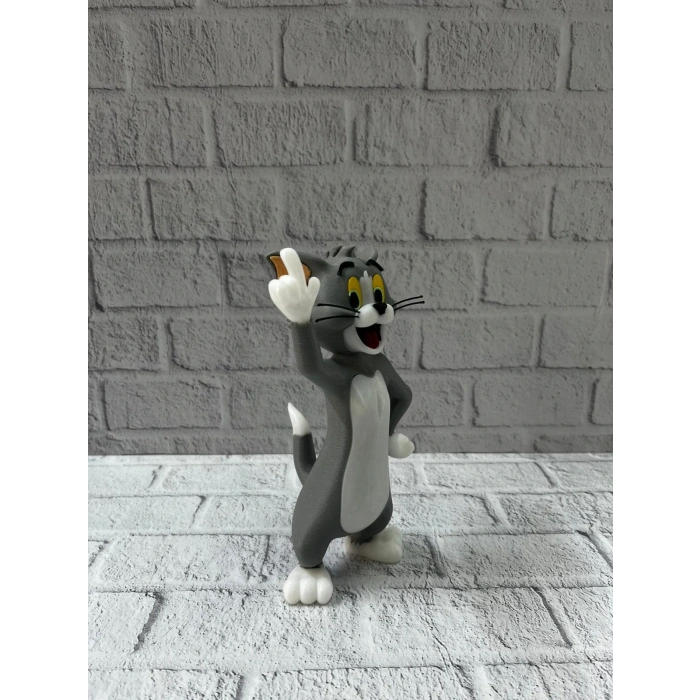 Tom Kedi Biblo 22 Cm Hediyelik Dekoratif Ev Ofis Aksesuarı