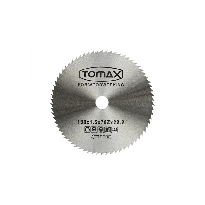 Tomax Ağaç Daire Testeresi (elmassız) 115x1,2 Diş 80z