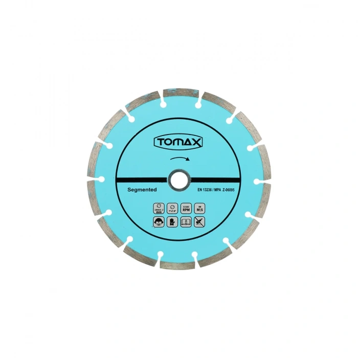 Tomax Segmentli Elmas Beton Kesici Disk - 230x2,4x22