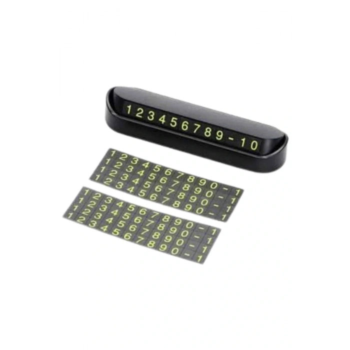 Tüm Araçlara Uyumlu Araç Içi Park Numaratör Oto Araç Numaratör