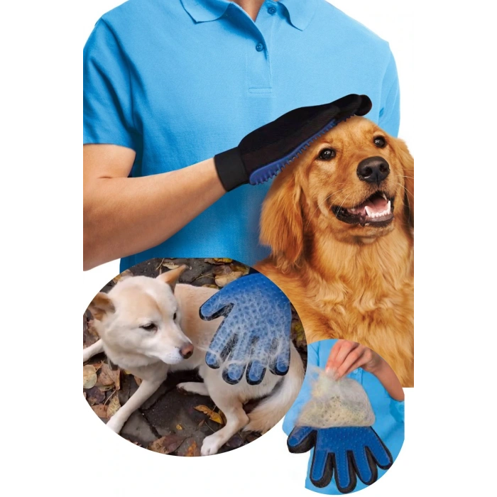 Tüy Toplayan Kedi Temizleme Eldiveni Kedi Tüy Toplama Eldiveni (5324)