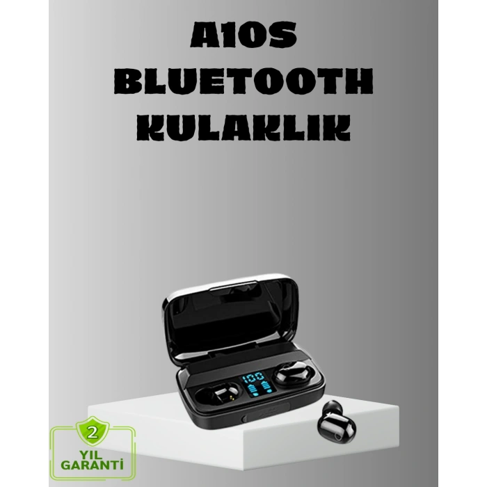 TWS A10s Bluetooth 5.0 Kulaklık – Yüksek Ses Kalitesi, Ergonomik, Uzun Pil Ömürlü