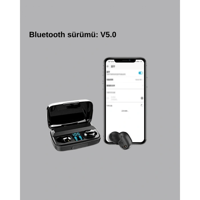 TWS A10s Bluetooth 5.0 Kulaklık – Yüksek Ses Kalitesi, Ergonomik, Uzun Pil Ömürlü