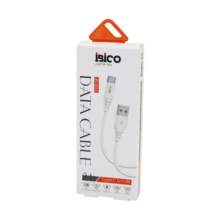 TYPE-C - USB  CEP TELEFON - DATA ŞARJ KABLOSU  2.4A - 1MT (5324)