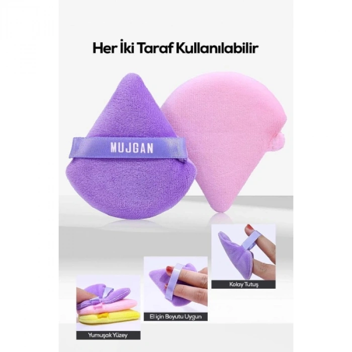 Üçgen Makyaj Süngeri Puf