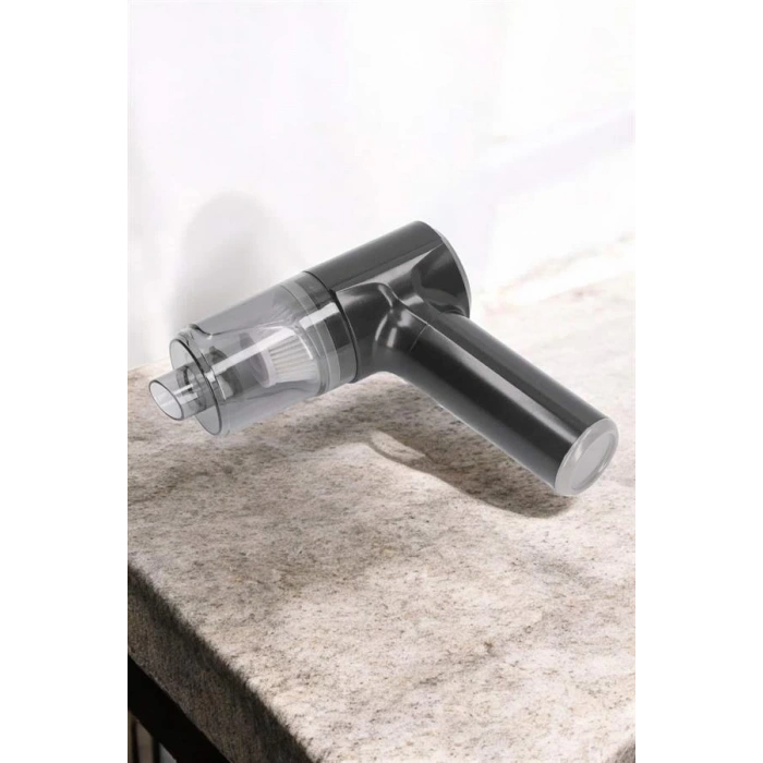 Üflemeli Güçlü Vakumlu Ev Ofis Araç Süpürgesi El Süpürgesi Şarjlı