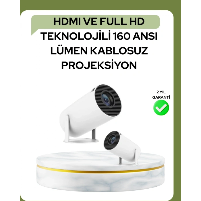 Ultra Pro Full Hd Ve 4k Destekli 130 İnç Projeksiyon Cihazı