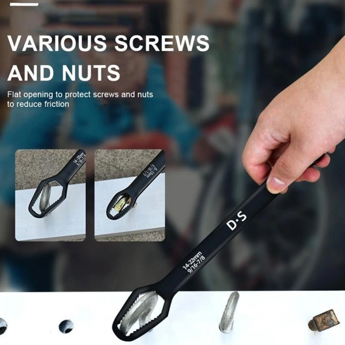 Universal Anahtarı Çift kafalı  Çok Fonksiyonlu 6-22mm (5324)