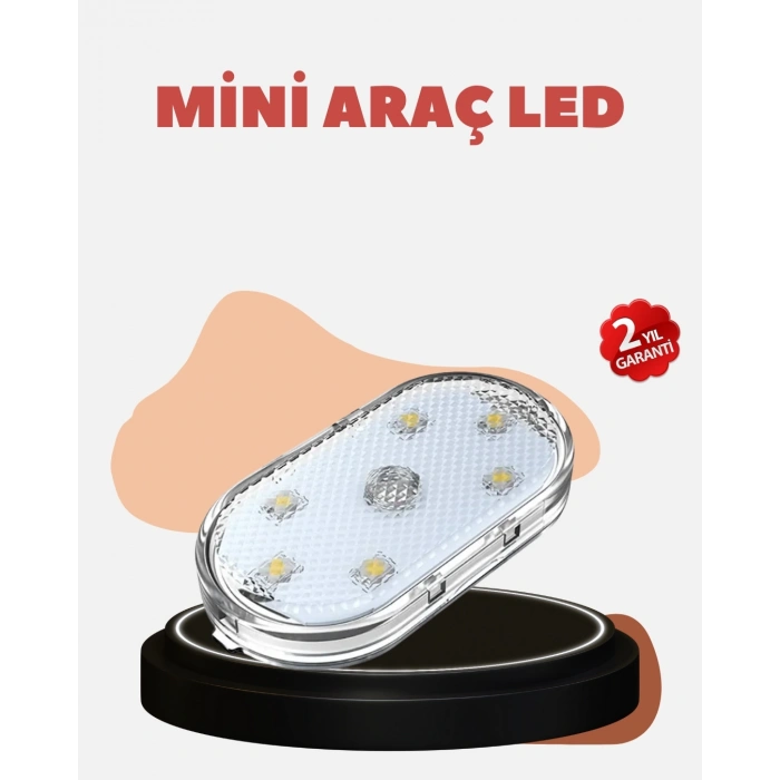 USB Şarjlı Kablosuz Manyetik Montajlı Mini LED Işık