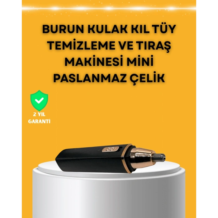 Usb Şarjlı Sessiz Burun Ve Kulak Kılı Temizleme Cihazı