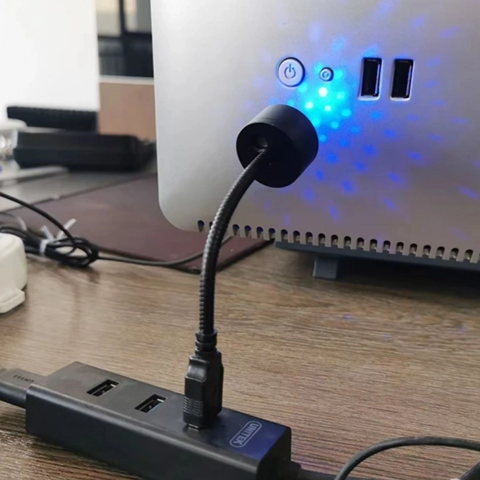 USB Sese Duyarlı 8 Farklı Mod Işıklı LED Atmosfer Işığı – Ambiyans Aydınlatması (5324)