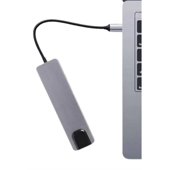 Usb Type-c Hub Dönüştürücü Çevirici Çoklayıcı Macbook Çevirici 8 Portlu