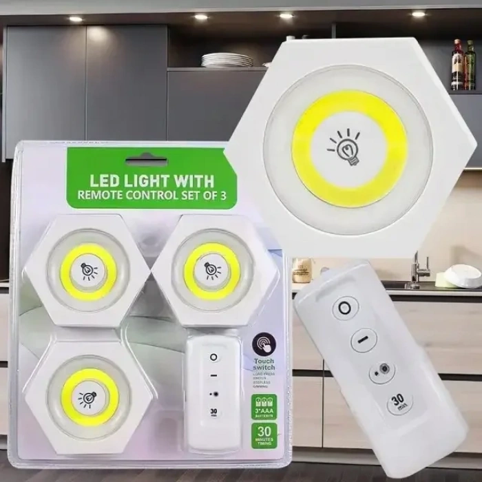 Uzaktan Kumandalı Led Işık Altı Gen [3'lü Set] (5324)