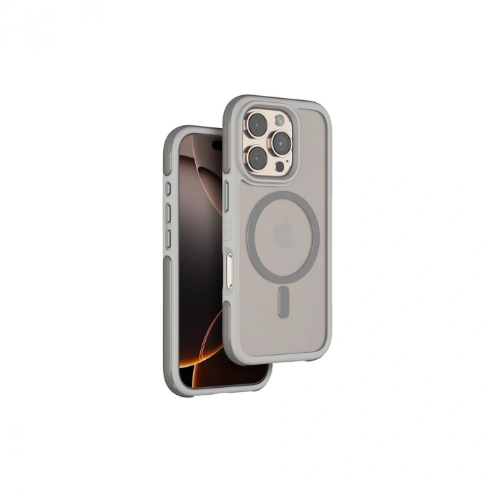 Venco Apple İphone 16 Pro Max Orbit Magsafe Kapak - Titan Gri