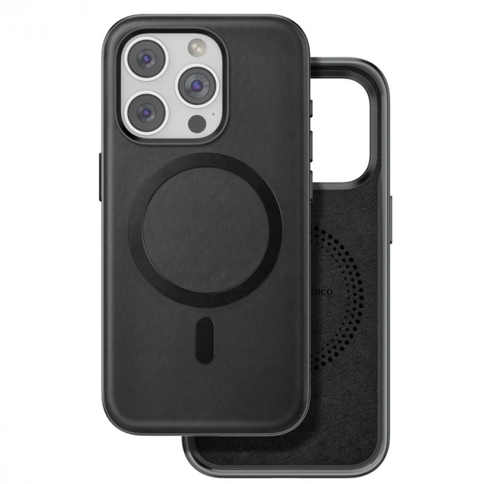 Venco İphone 15 Pro Max Puskas Magsafe Kapak - Siyah