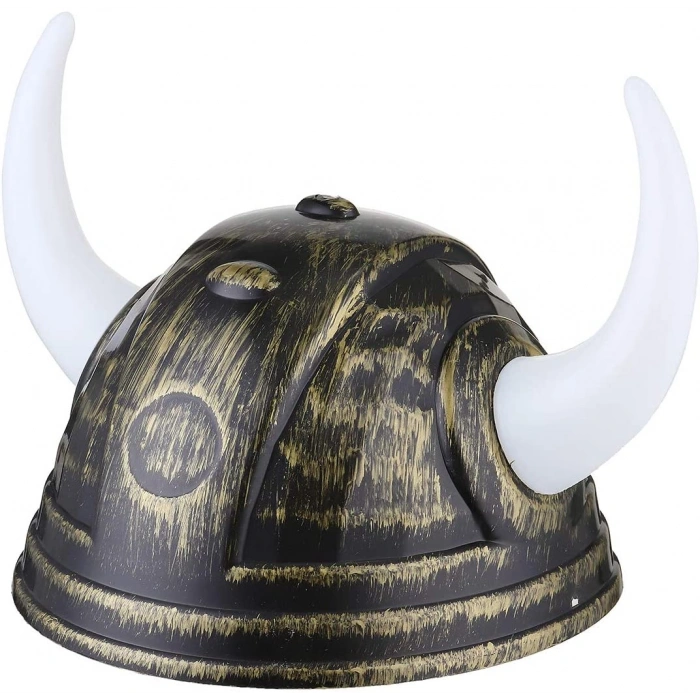 Viking Başlığı Asteriks Başlığı Altın Renk (5324)