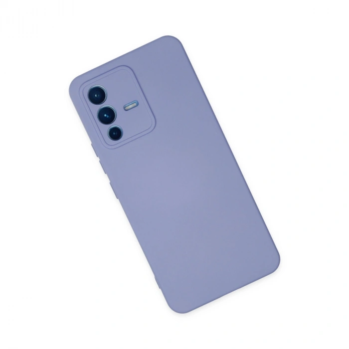 Vivo V23 5g Kılıf Nano İçi Kadife Silikon - Lila