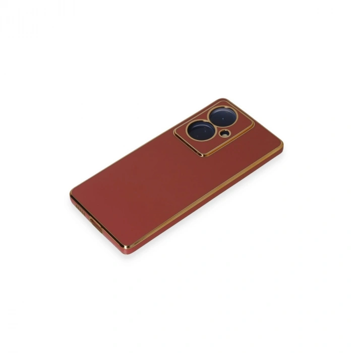 Vivo V29 Lite Kılıf Volet Silikon - Kırmızı