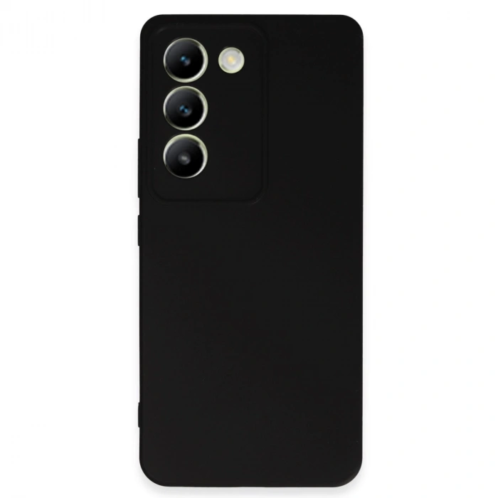 Vivo V30 Lite 4g Kılıf First Silikon - Siyah