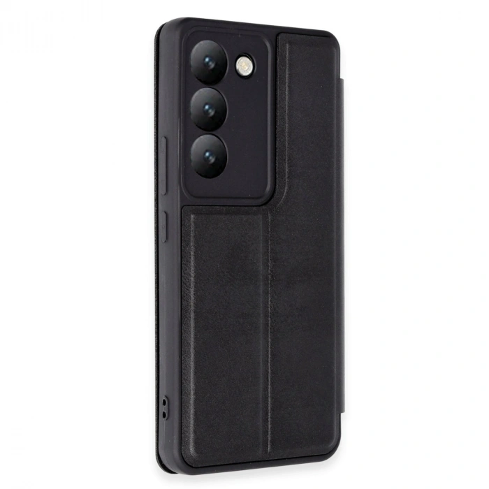 Vivo V30 Lite 4g Kılıf Flip Cover - Siyah