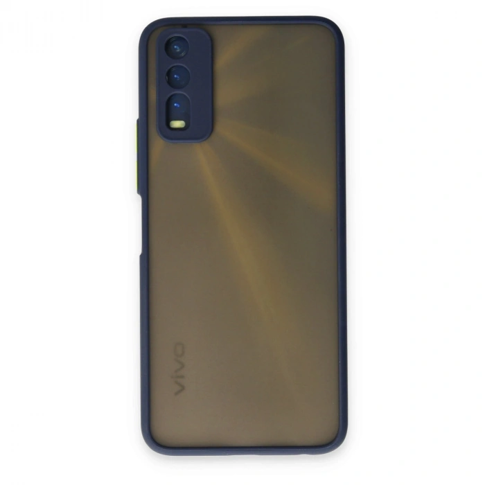 Vivo Y11s Kılıf Montreal Silikon Kapak - Lacivert