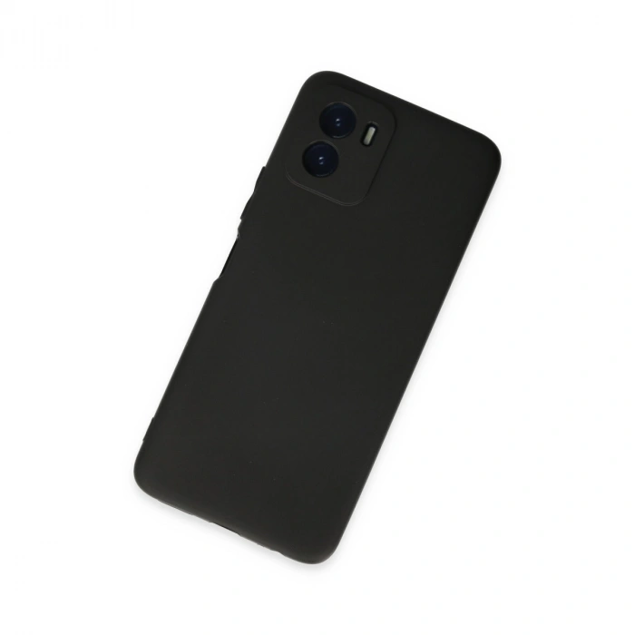 Vivo Y15s Kılıf First Silikon - Siyah