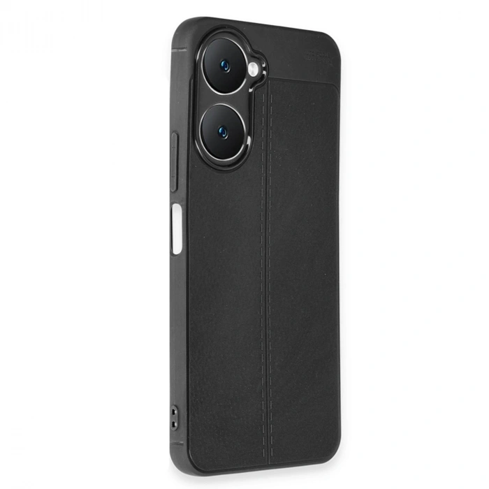 Vivo Y18 Kılıf Auto Focus Kapak - Siyah