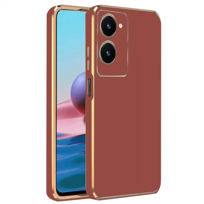 Vivo Y18 Kılıf Volet Silikon - Kırmızı