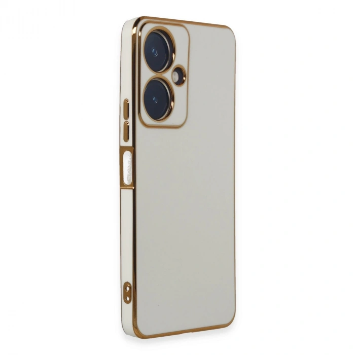 Vivo Y27 Kılıf Volet Silikon - Beyaz
