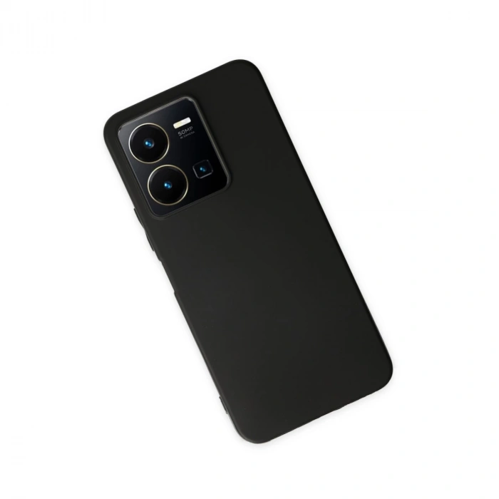 Vivo Y35 Kılıf First Silikon - Siyah
