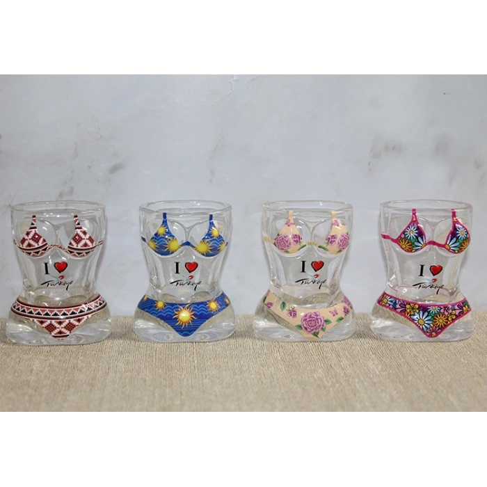 Vücut Tasarımı Cam Shot Bardak