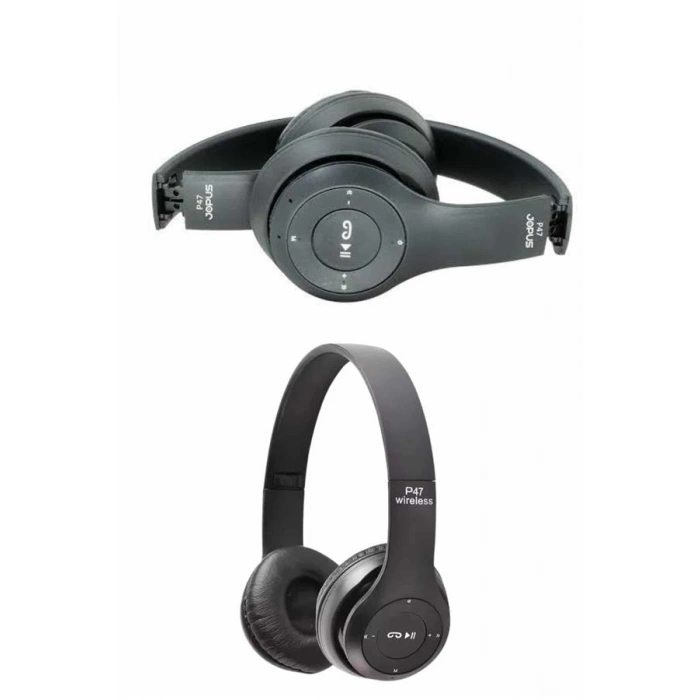 Wireless 5.0 Bluetooth Kablosuz Kulaklık ANC Özellikli Kulak Üstü Ayarlanabilir