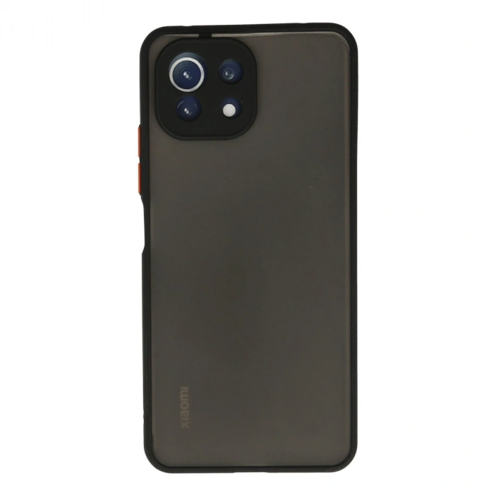 Xiaomi Mi 11 Lite Kılıf Montreal Silikon Kapak - Siyah