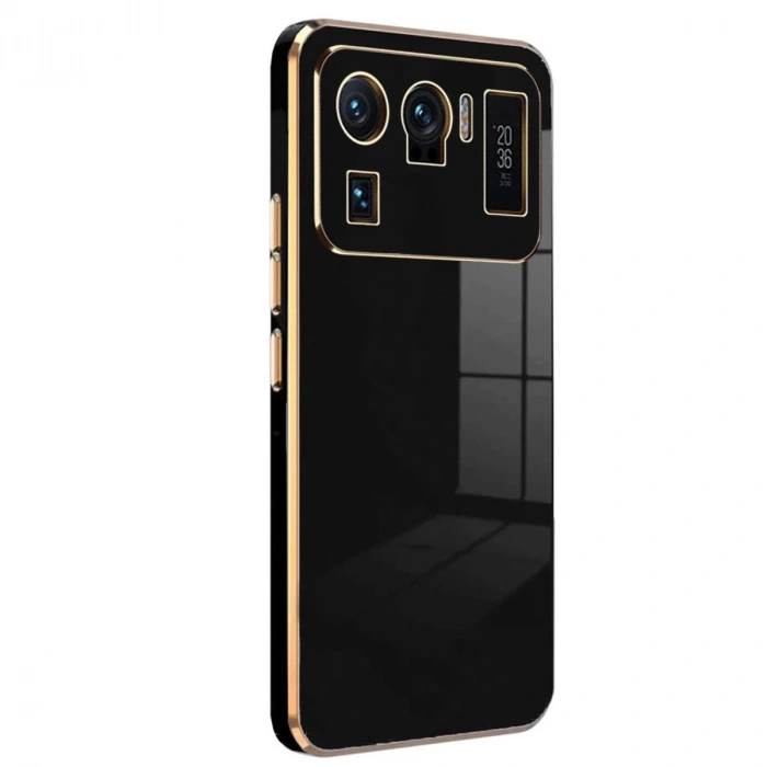 Xiaomi Mi 11 Ultra Kılıf Volet Silikon - Siyah