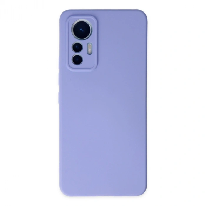 Xiaomi Mi 12 Lite Kılıf Nano İçi Kadife Silikon - Lila