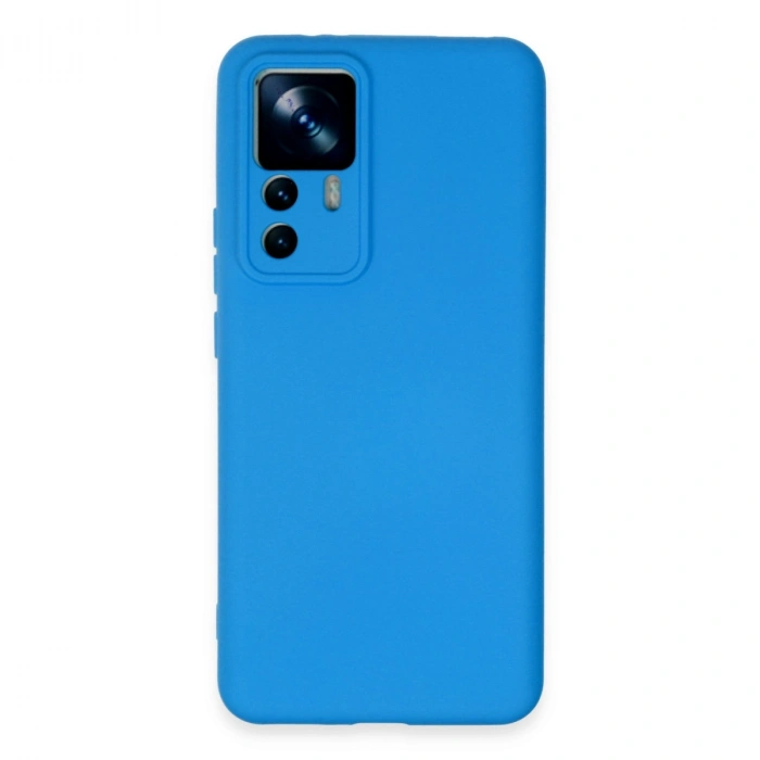 Xiaomi Mi 12t Pro Kılıf Nano İçi Kadife Silikon - Mavi
