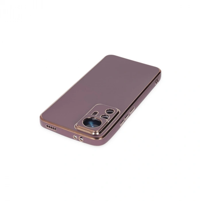 Xiaomi Mi 12t Pro Kılıf Volet Silikon - Mor