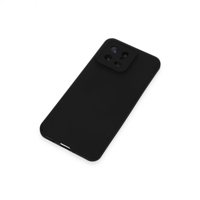 Xiaomi Mi 13 Kılıf Nano İçi Kadife Silikon - Siyah