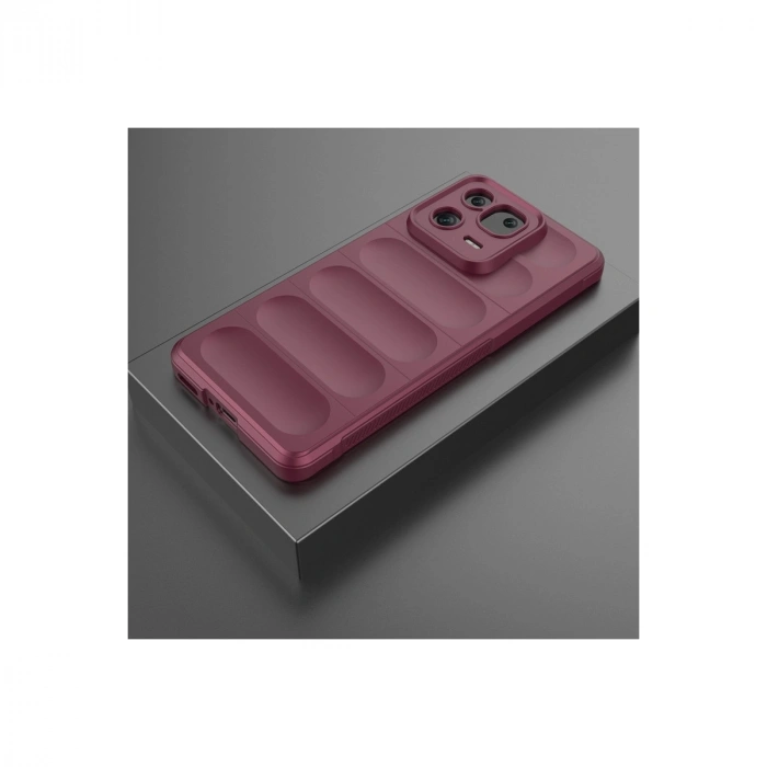 Xiaomi Mi 13 Kılıf Optimum Silikon - Bordo