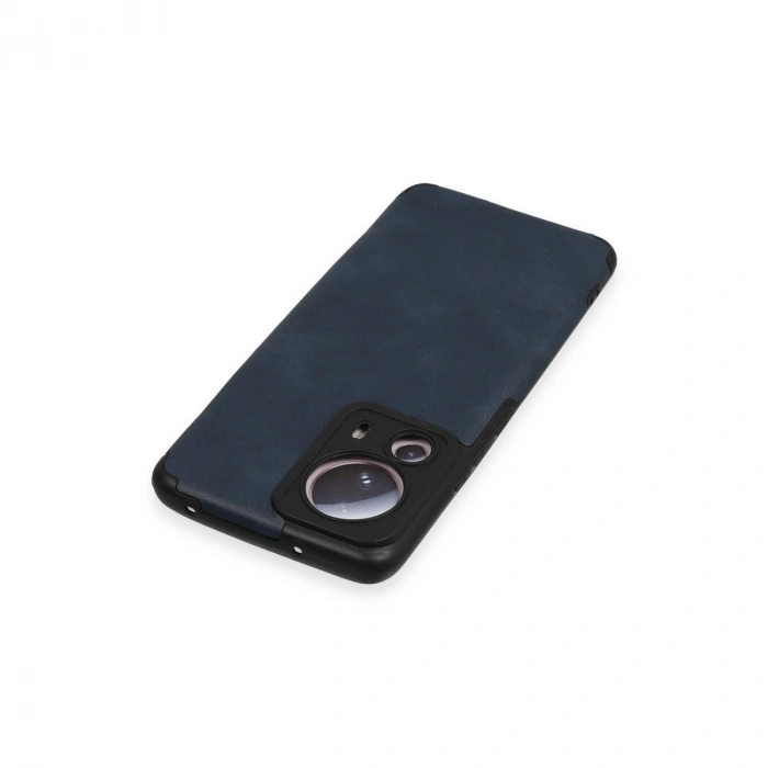 Xiaomi Mi 13 Lite Kılıf Loop Deri Silikon - Lacivert