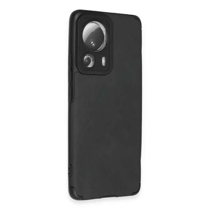 Xiaomi Mi 13 Lite Kılıf Loop Deri Silikon - Siyah